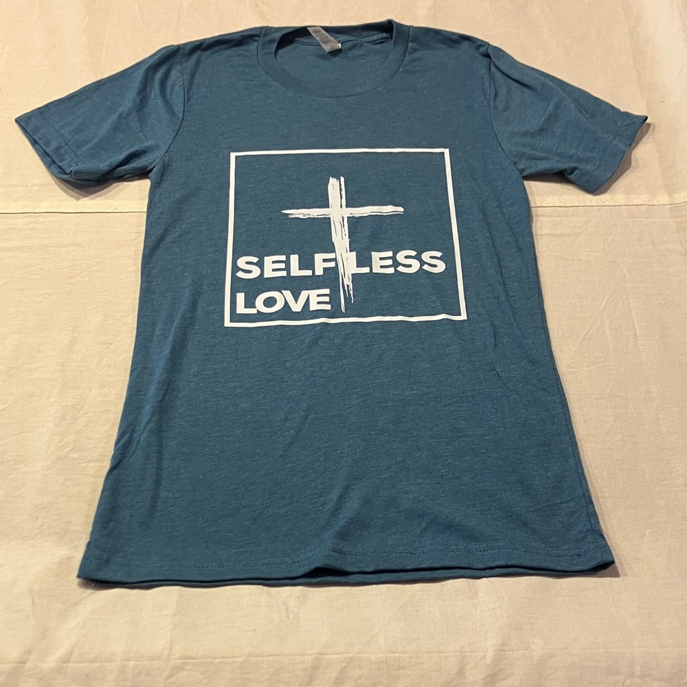 DYI Blue 'Selfless Love' Short Sleeve Tee